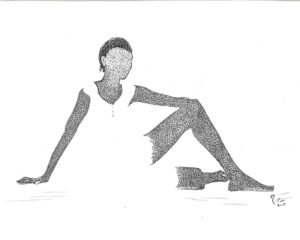 Woman-casually-posing