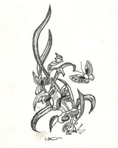 plant-with-butterfly