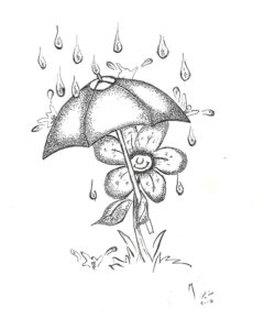 raindrops-on-umbrella